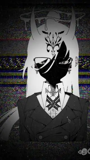 ai character: ⚪⚫😈💀🥀 Rica🥀💀😈⚫⚪ background