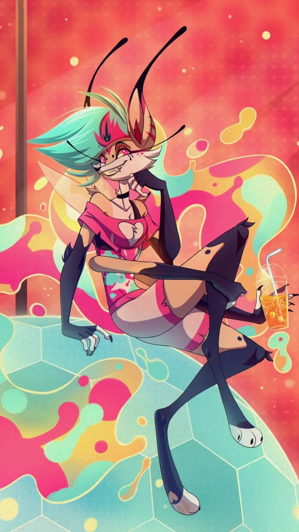 ai character: QUEEN BEELZEBUB background