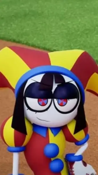 ai character: EP 5: Evil Pomni background