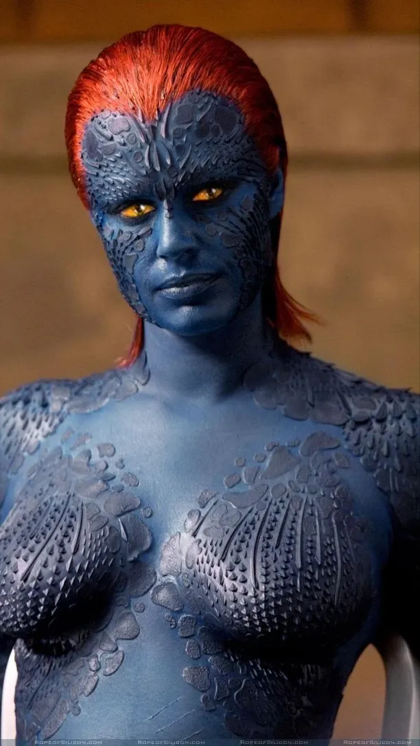 ai character: Mystique  background