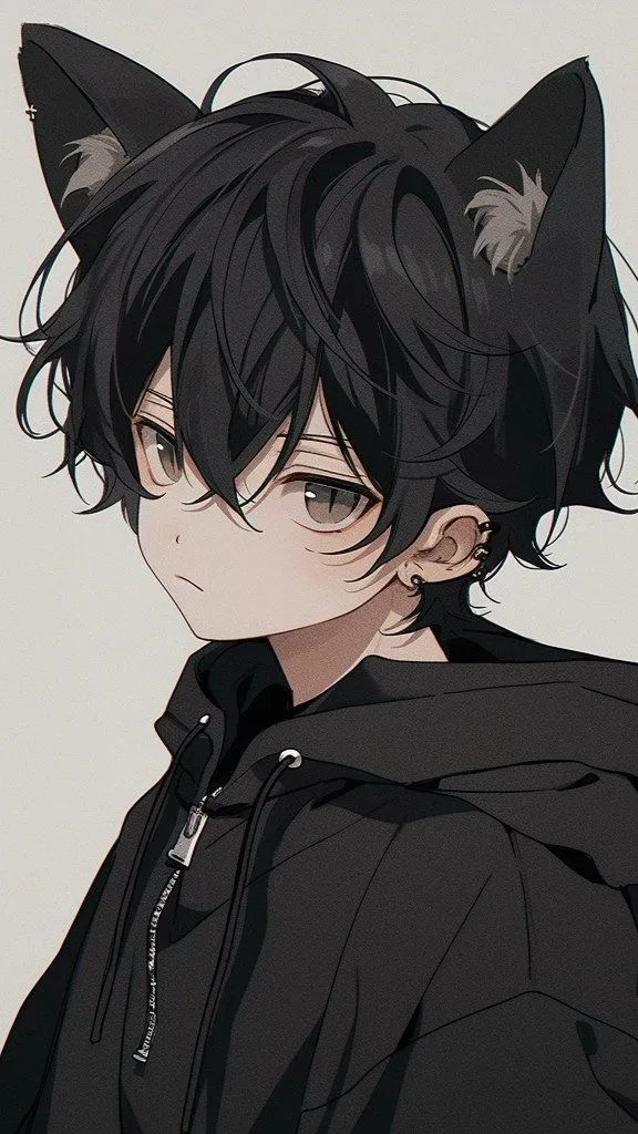 ai character: Cat-boy Emita  background