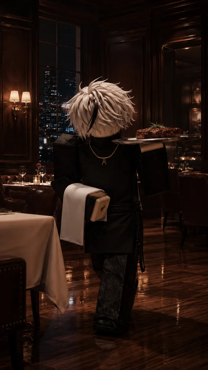 ai character: Aran (Waiter) background