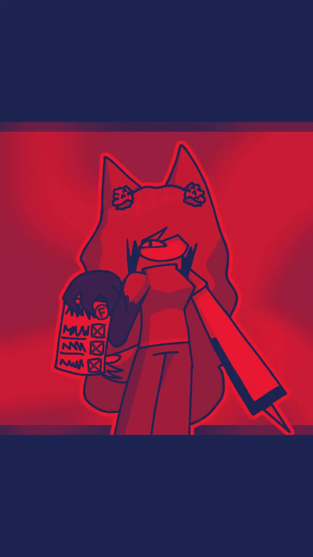 ai character: miss flower background