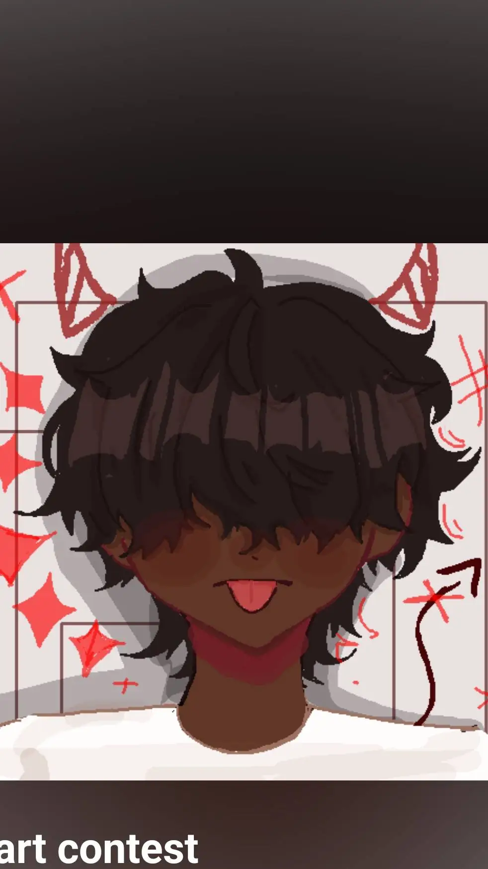 ai character: DEMON BOY background