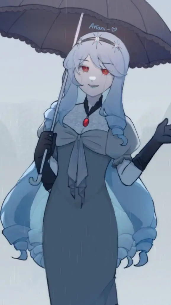 ai character: Eurnoia. 🌂  background