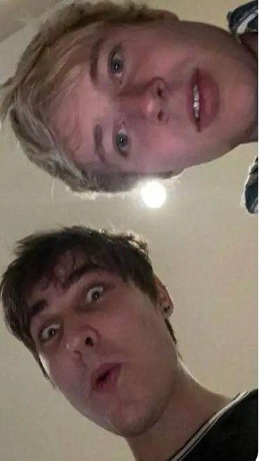 ai character: Sam and Colby  background