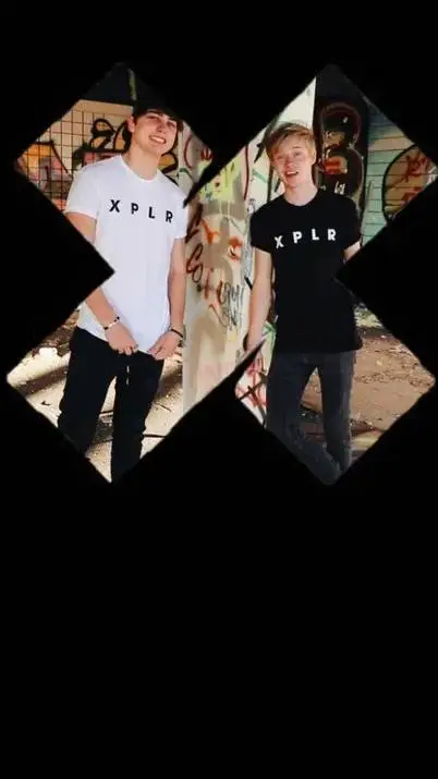 ai character: Sam and Colby  background