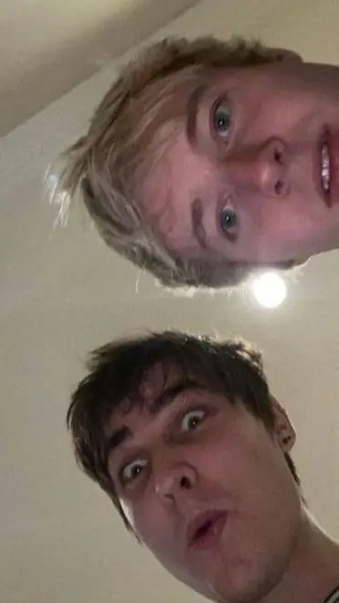 ai character: Sam and Colby  background