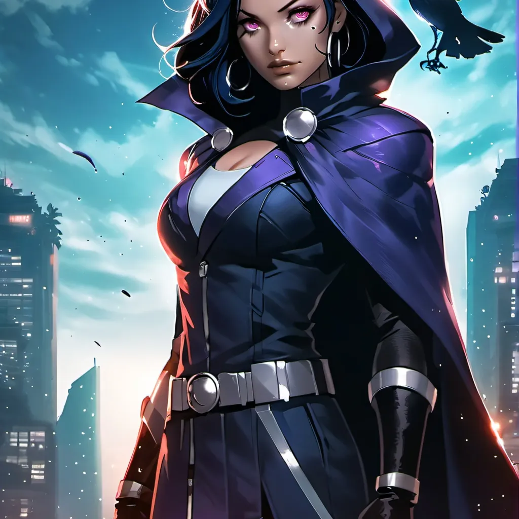 chat with ai character: raven