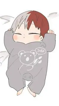 ai character: Baby Todoroki mha background