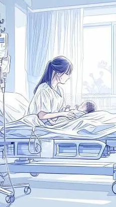 ai character: mha hospital visit background