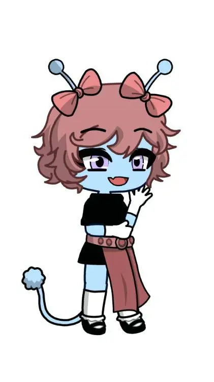 ai character: 👽alien at UA👽 background