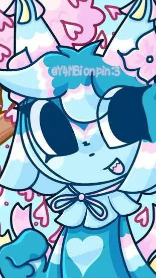 ai character: 🩷🩵DW trans Yatta🤍🩵 background