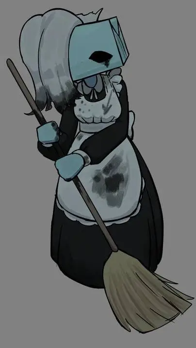 ai character: DW spring cleaning background