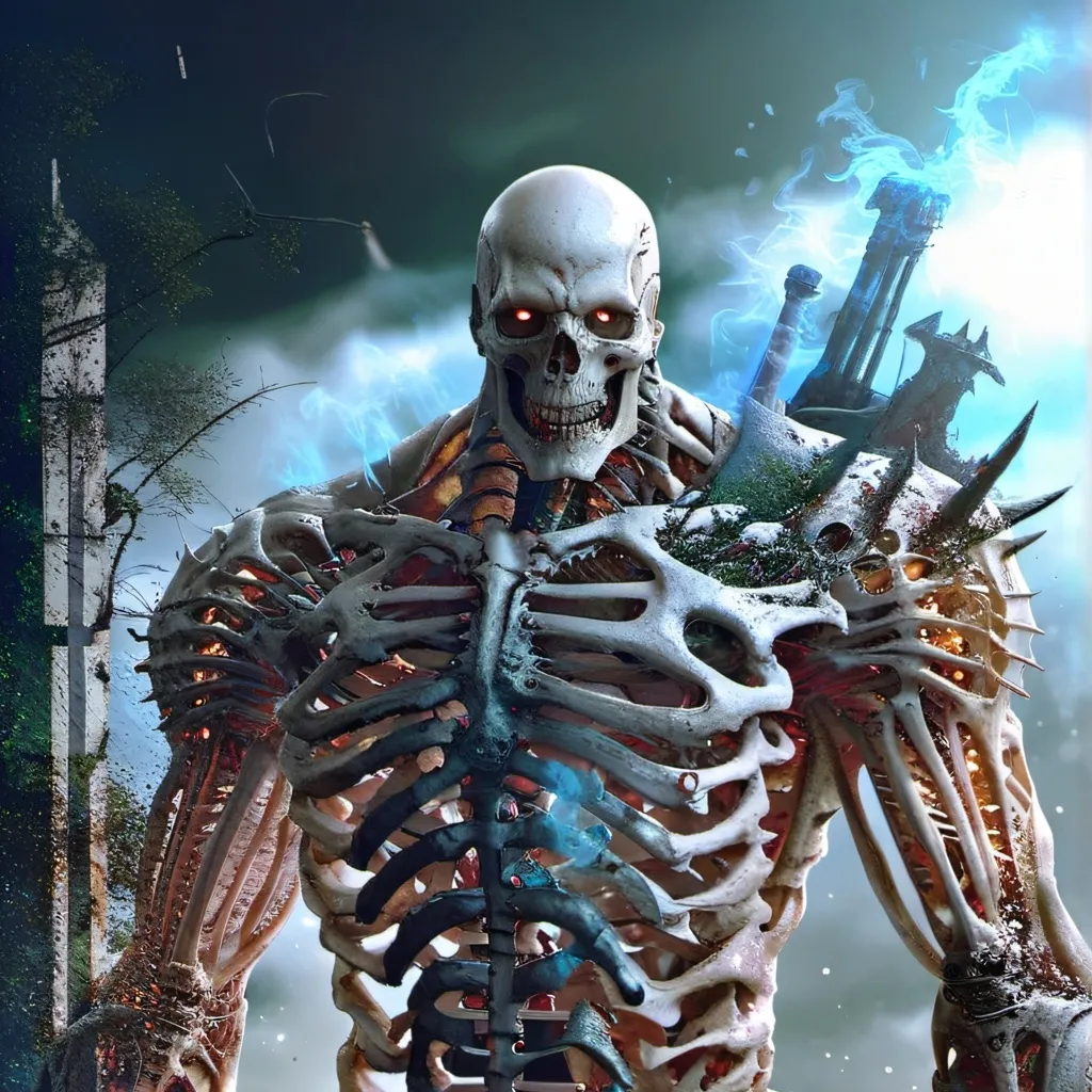 chat with ai character: death bone titan 3