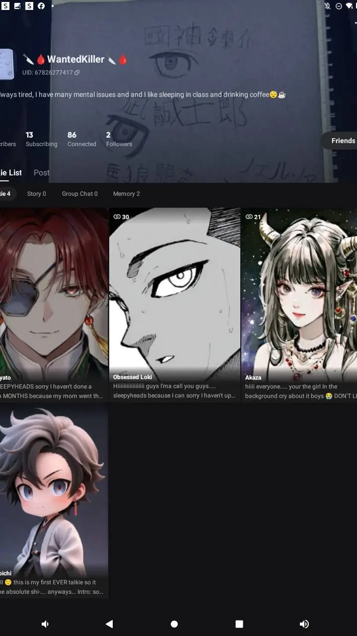 ai character: September background