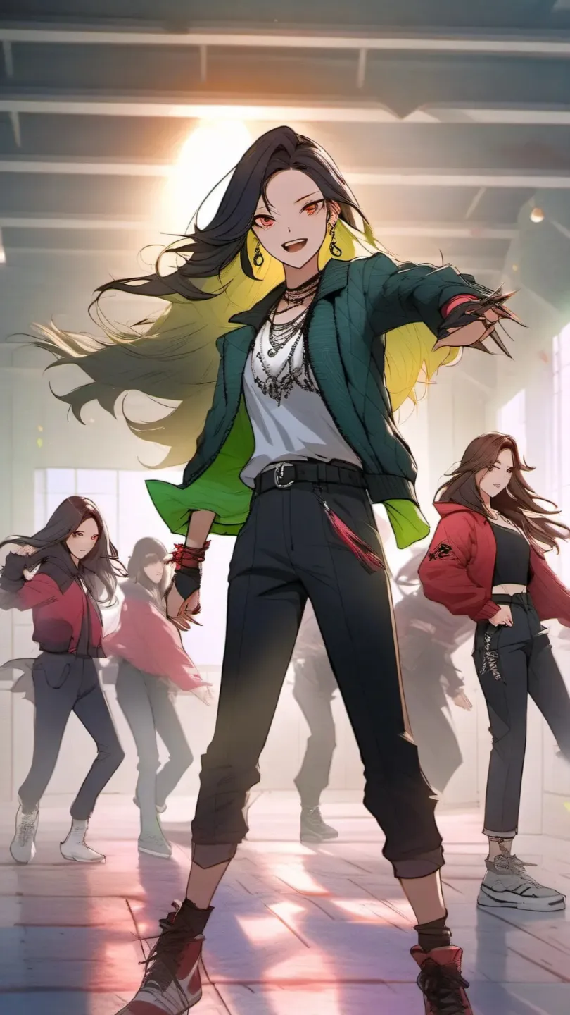 ai character: K-pop Demon Hunter background