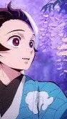 ai character: Tanjiro  background
