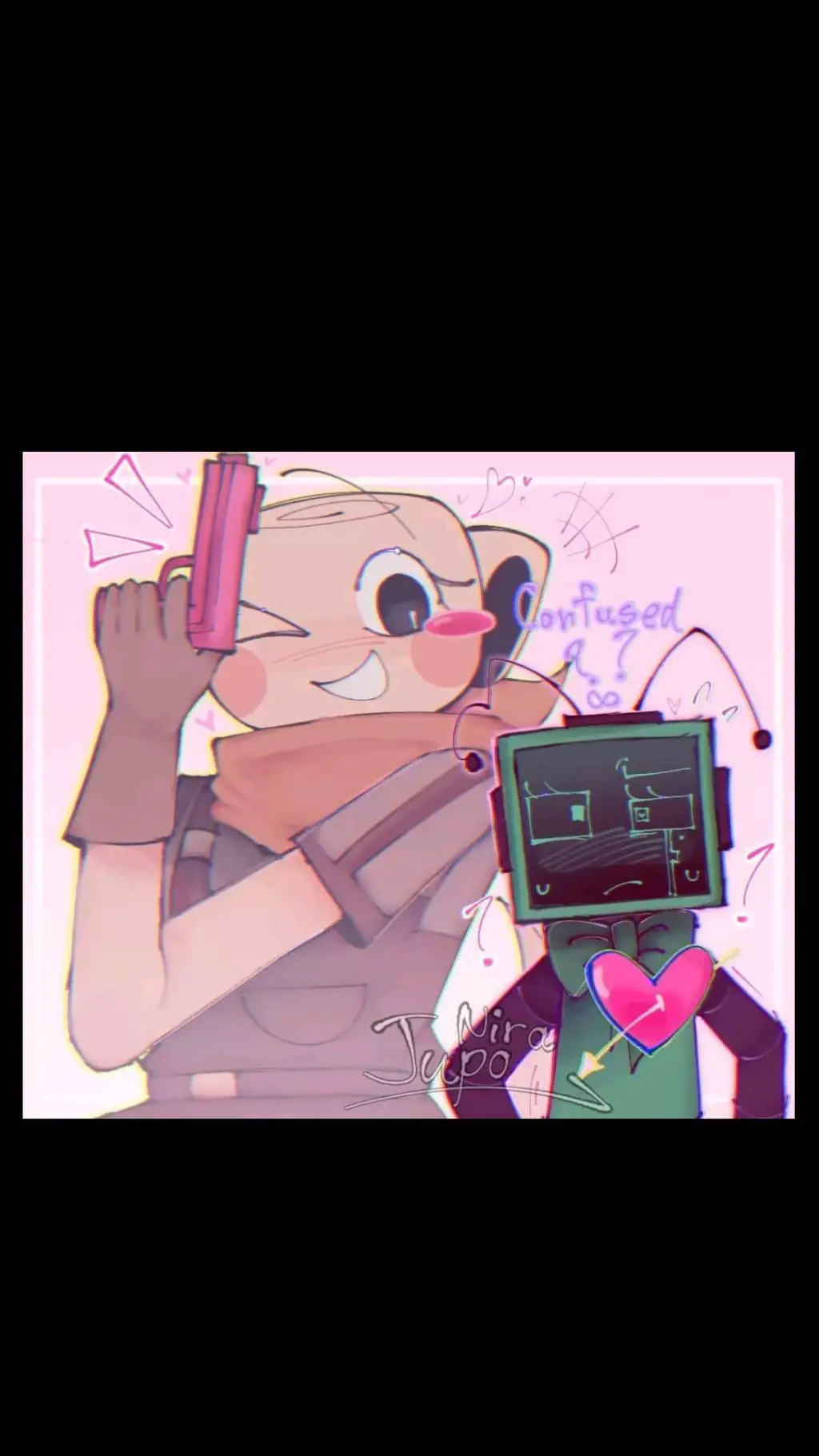 ai character: Heart Struck  background