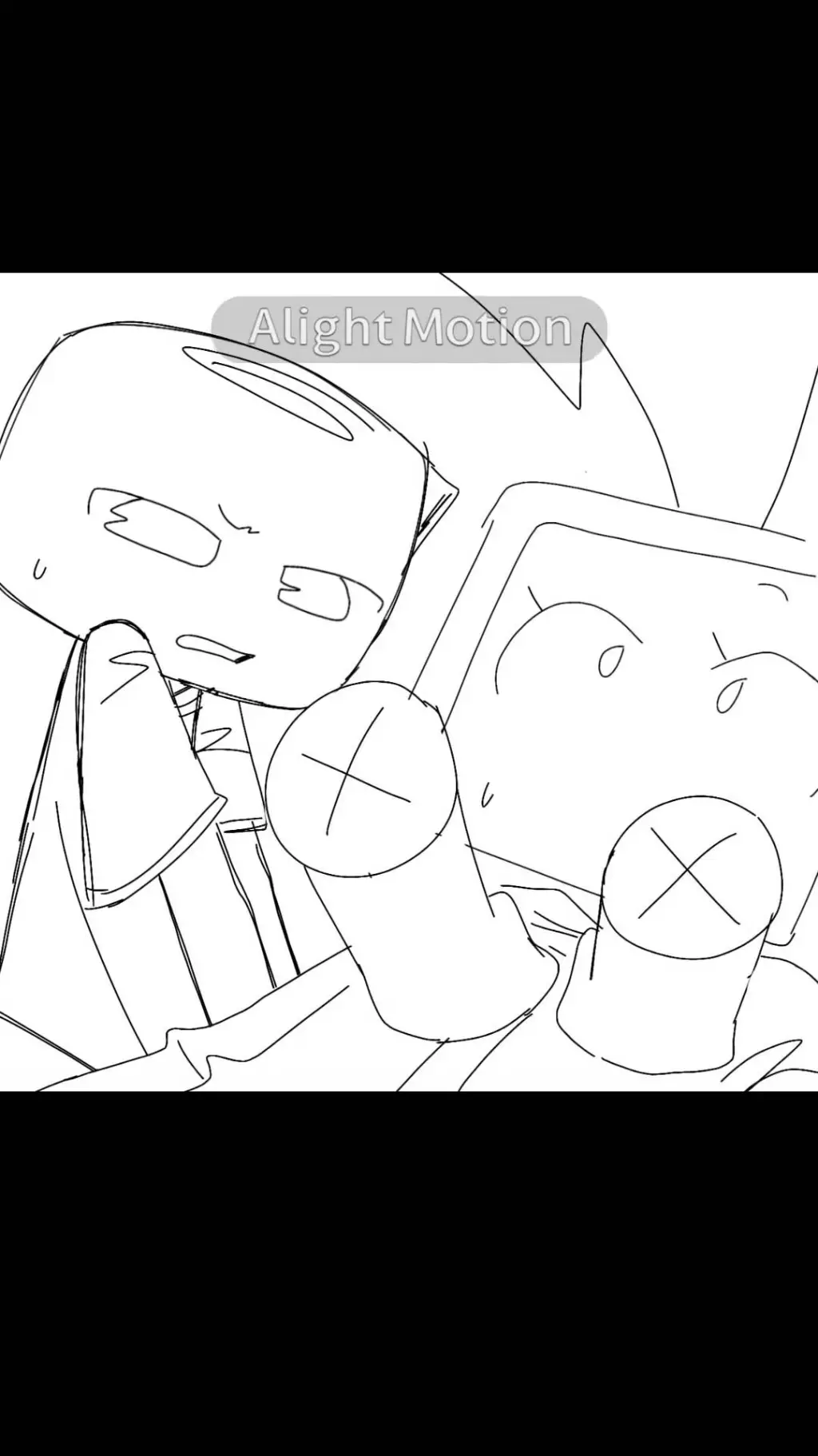 ai character: Pinned down  background