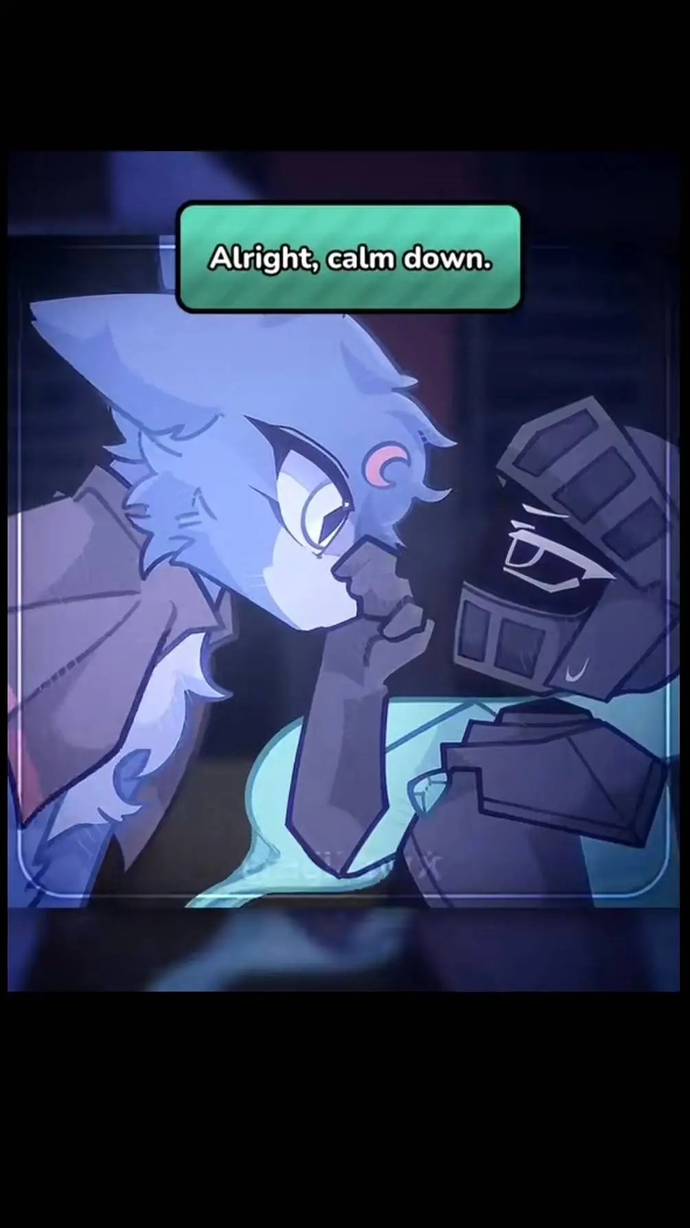 ai character: Darkness  background