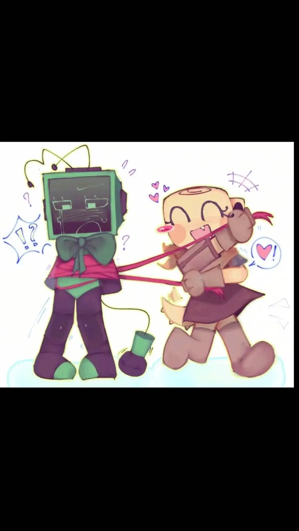 ai character: Tied Up background