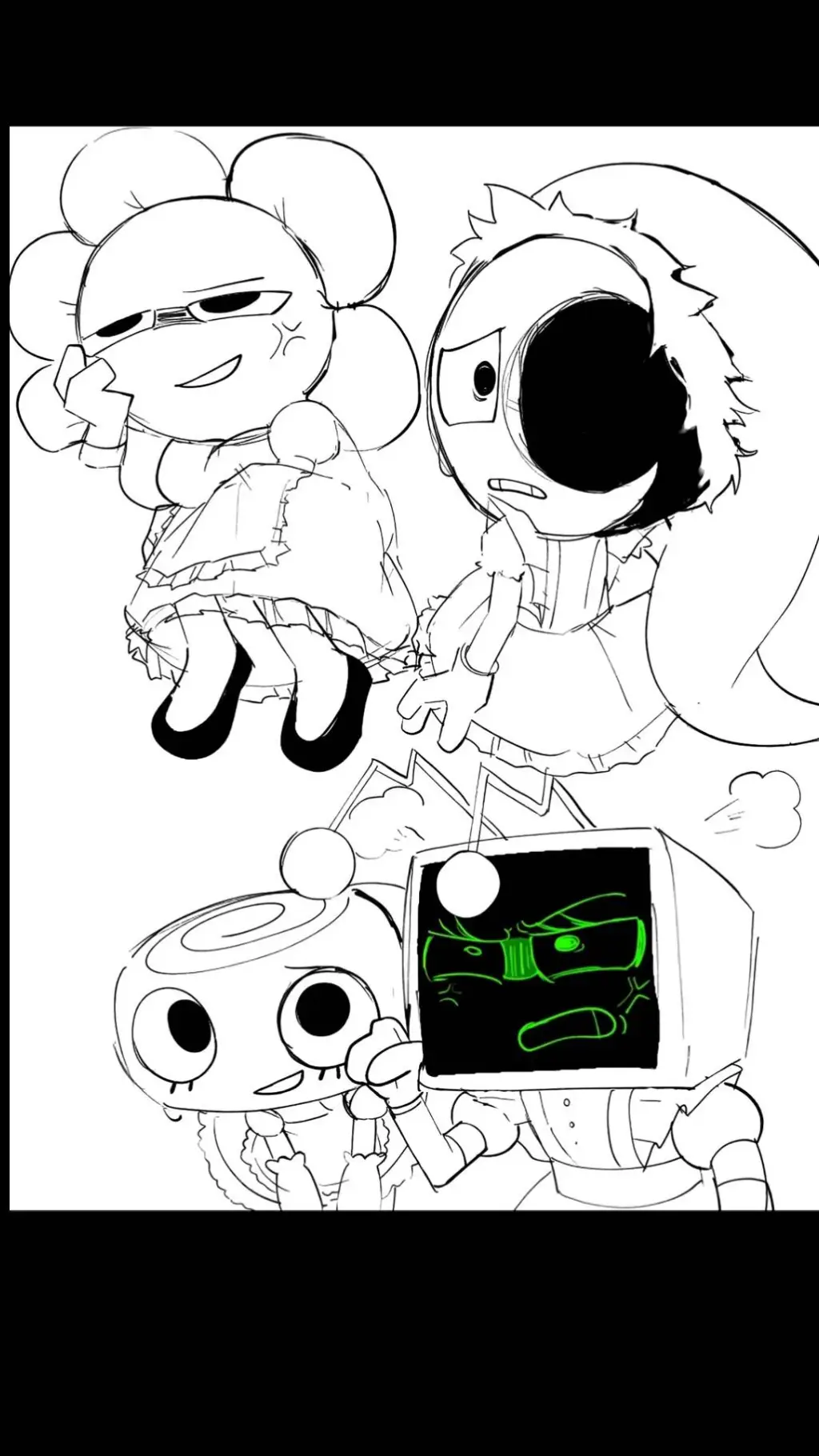 ai character: Main dresses  background