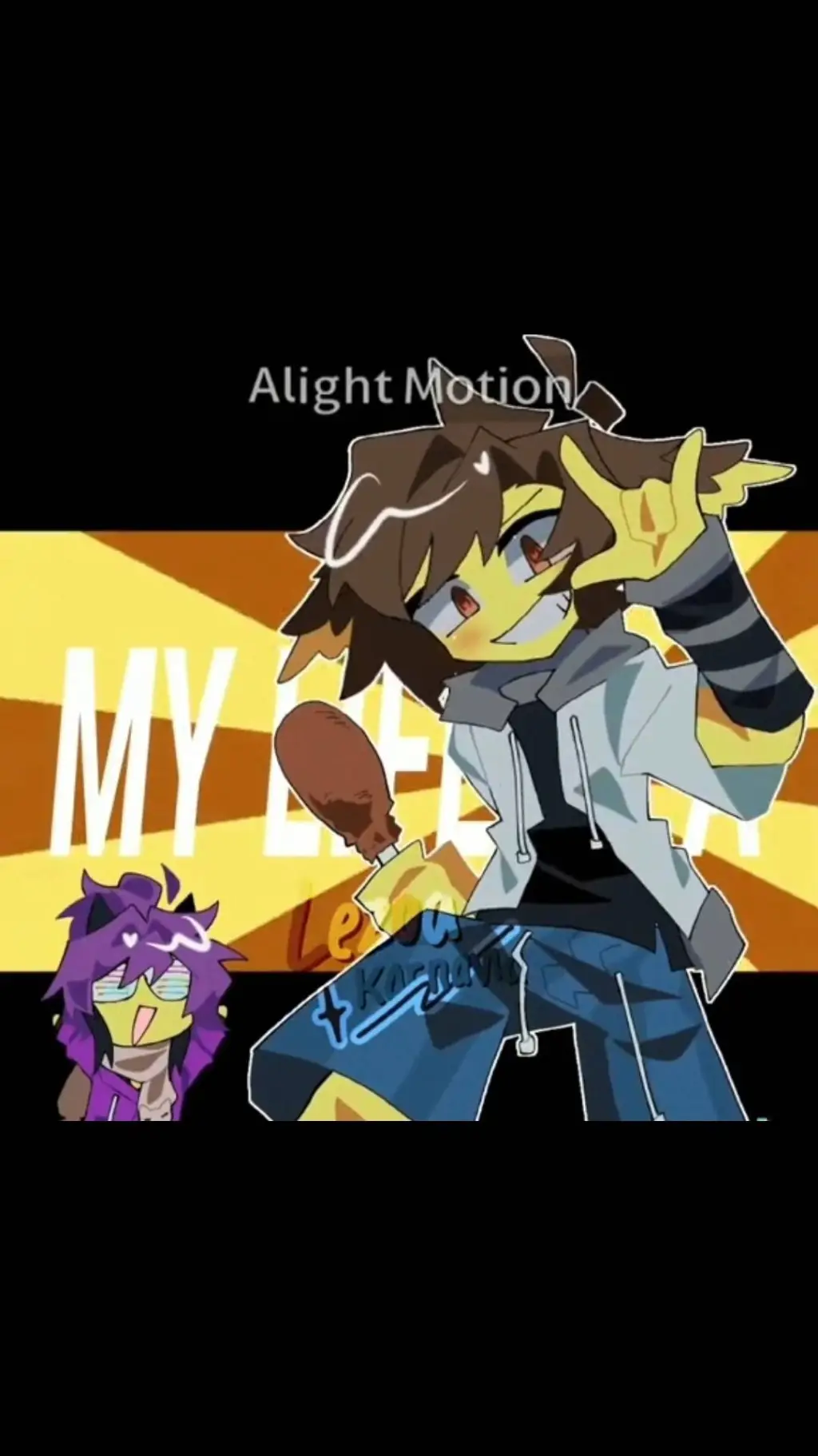 ai character: BrightSky background
