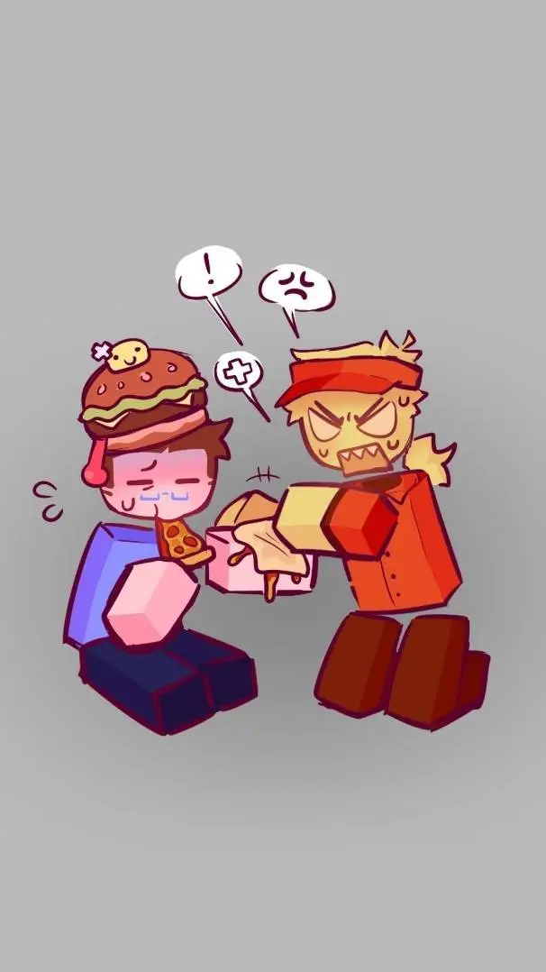 ai character: Pizzaburger background