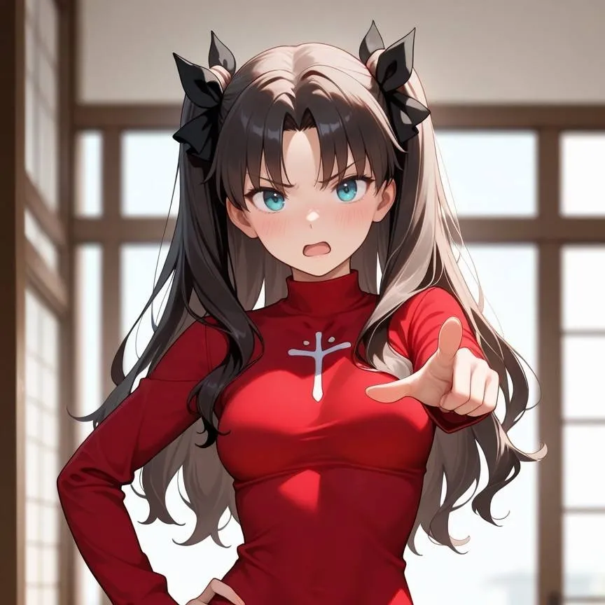 chat with ai character: Rin tohsaka 