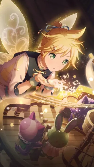 ai character: ~*Kagamine Len*~ background