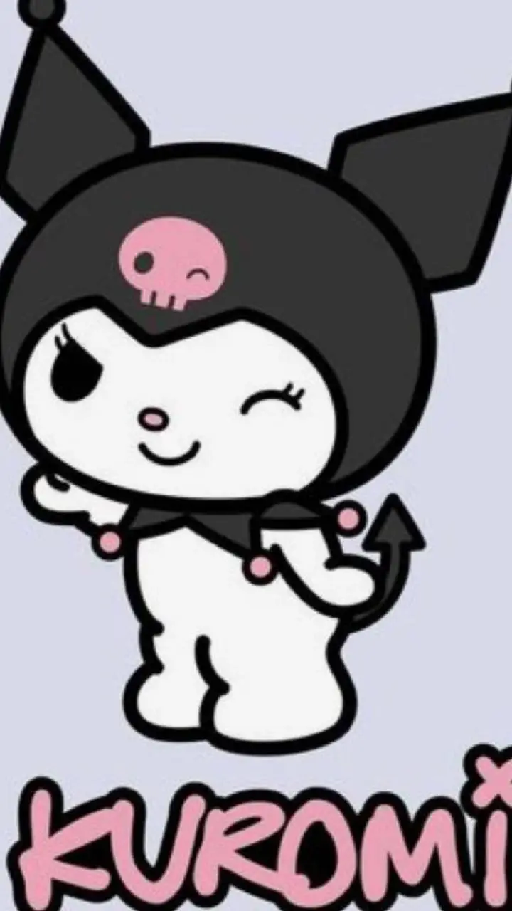 ai character:  - KUROMI - background