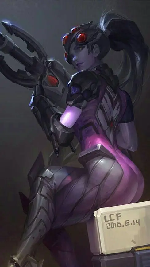ai character: widow maker  background