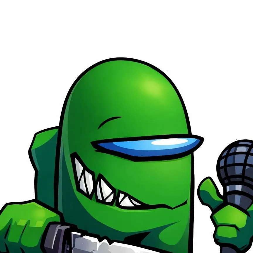 chat with ai character: Green Imposter