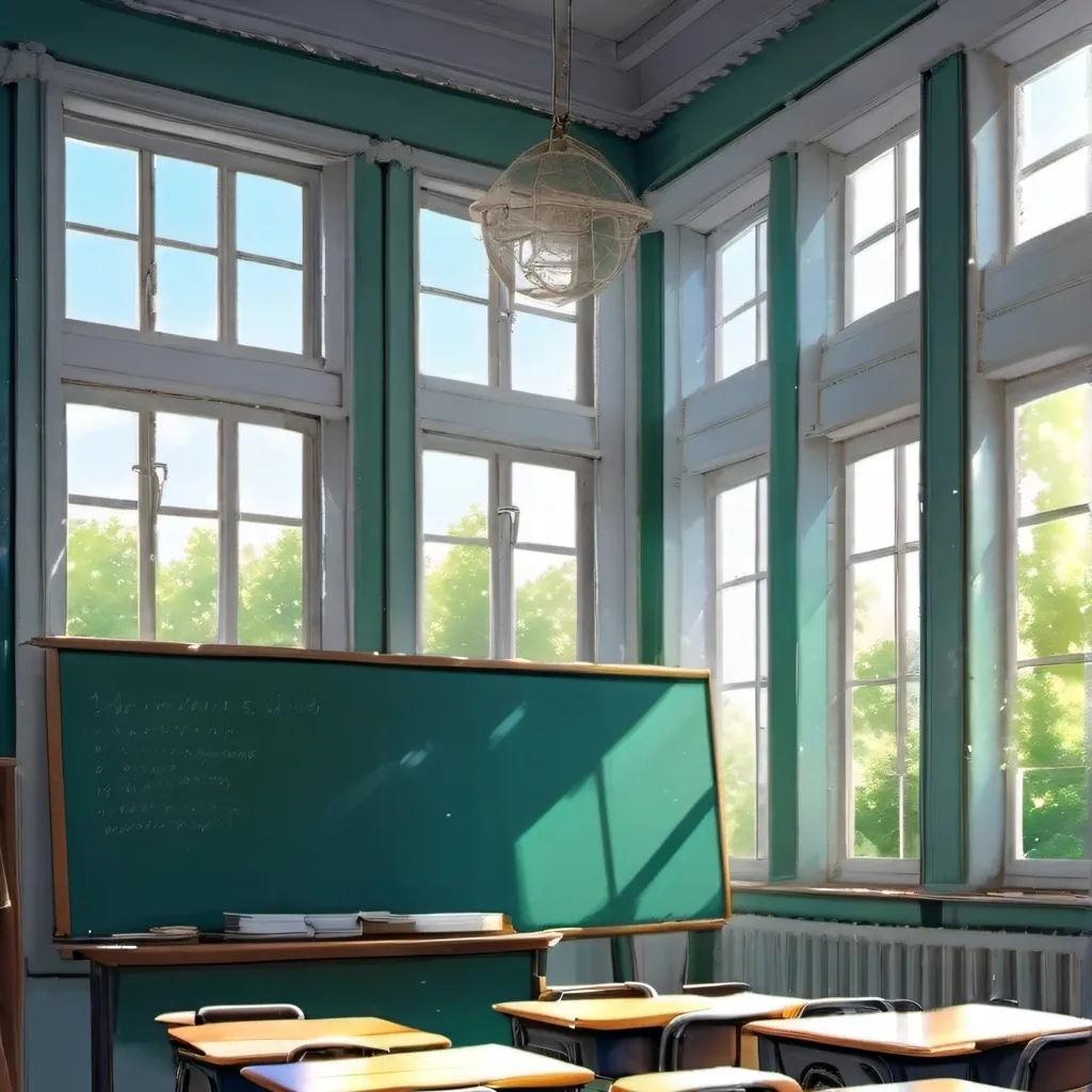 chat with ai character: classroom