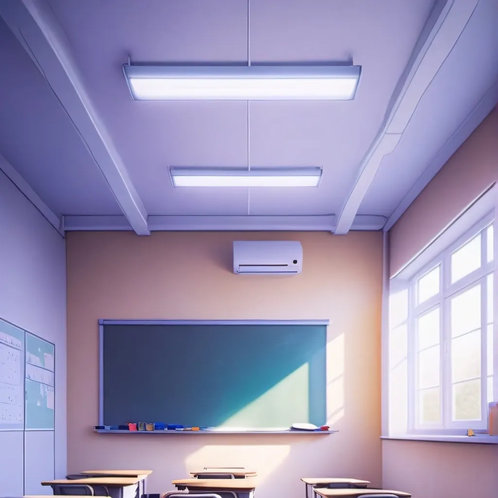 chat with ai character: classroom