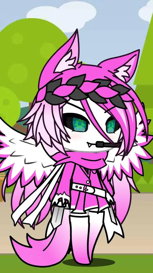 ai character: Cherry Blossom background
