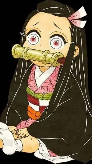 ai character: Nezuko background
