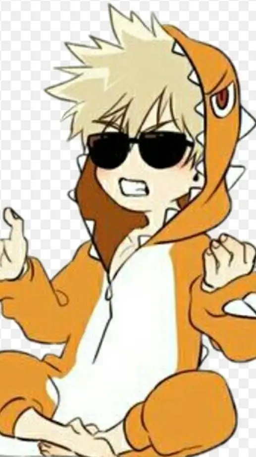 ai character: Katsuki Bakugo background