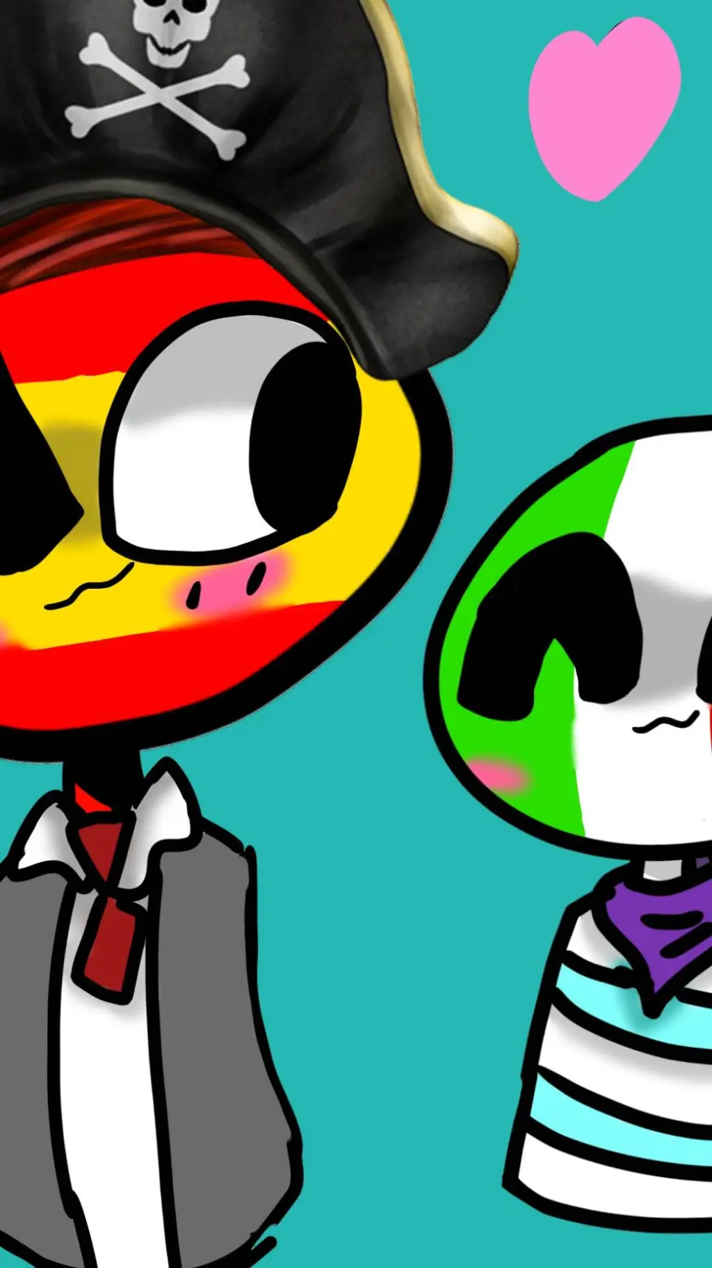 ai character: Italy x Spain  background