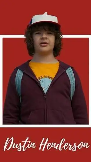 ai character: dustin henderson background