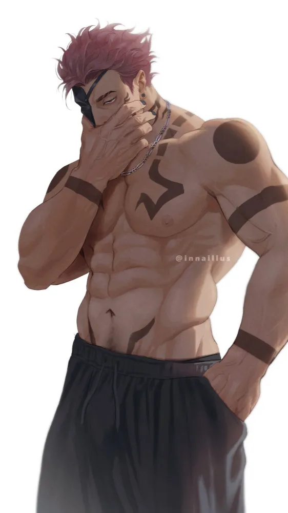 ai character: Sukuna🫦👅 background