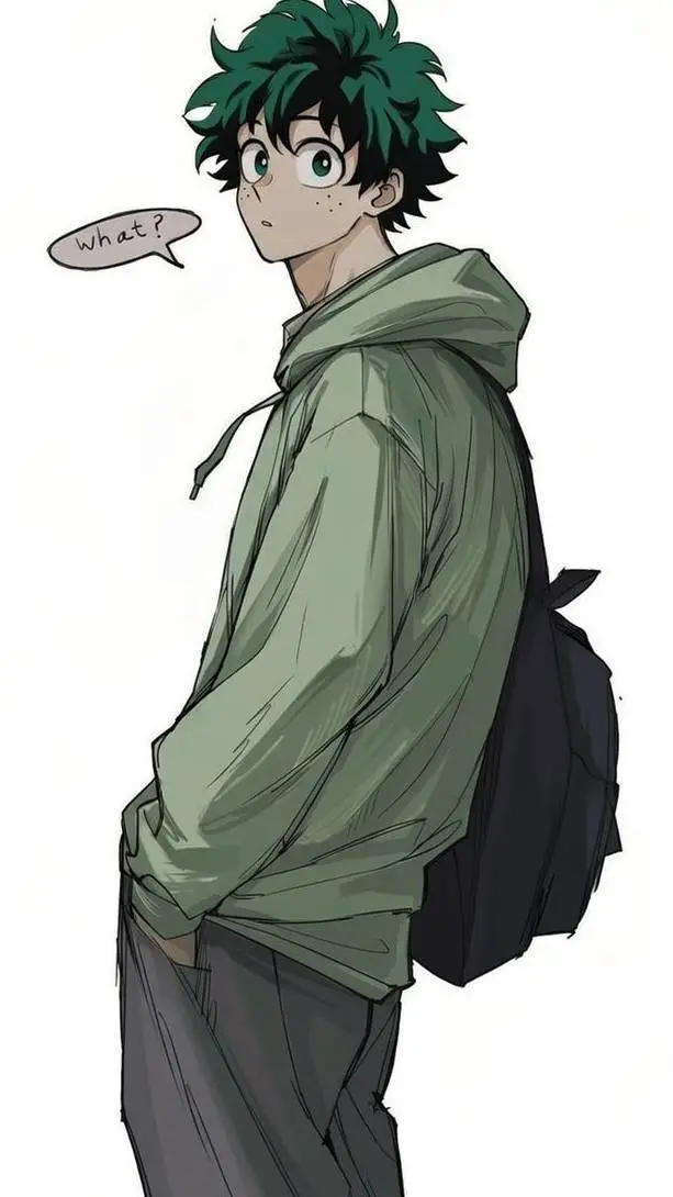ai character: Deku background