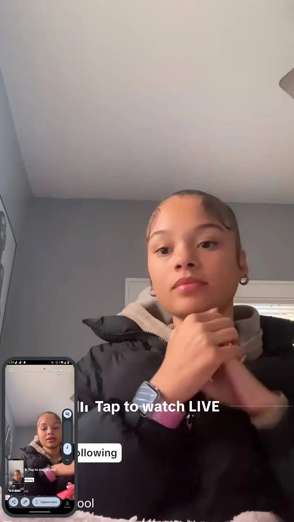 ai character: Lia Ginger  background