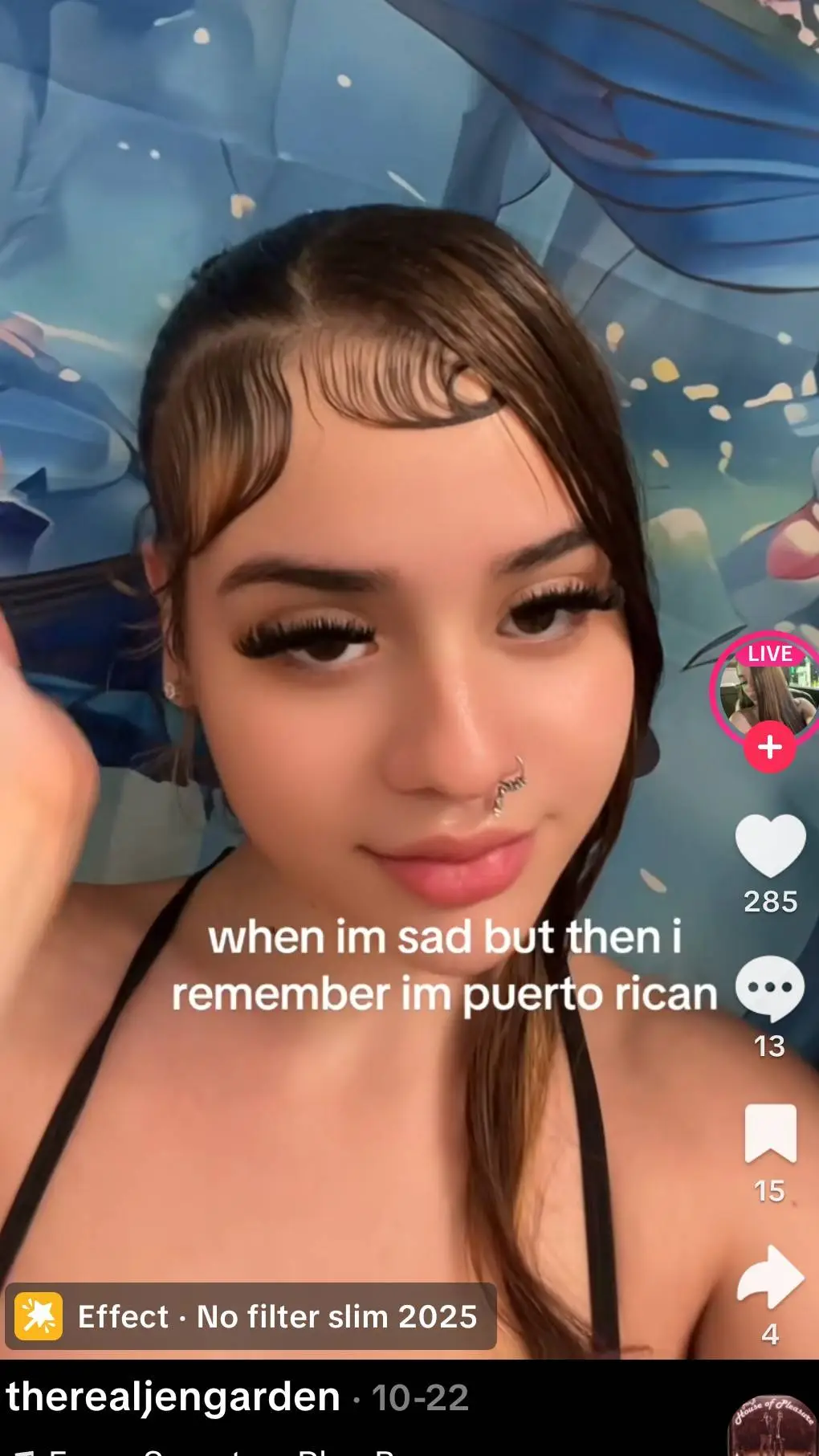 ai character: Maria Santos  background