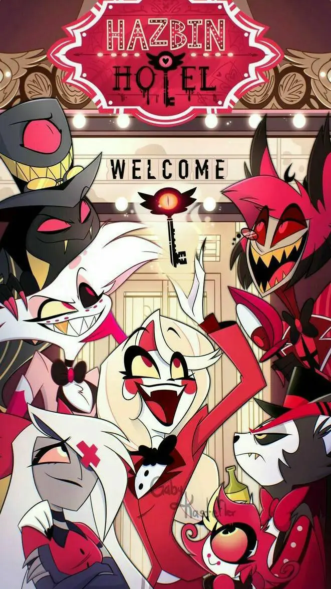 ai character: Hazbin Hotel, SH background