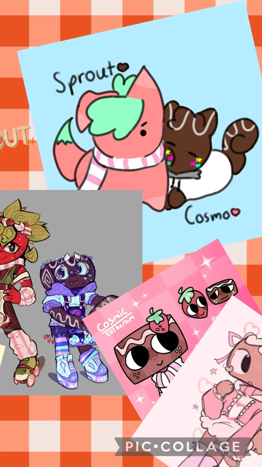 ai character: Fruitcake😛 background