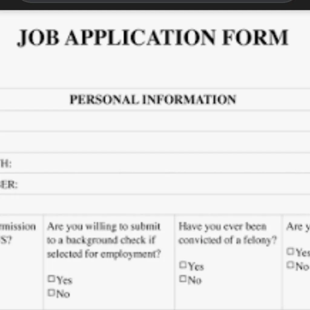 chat with ai character: Job application