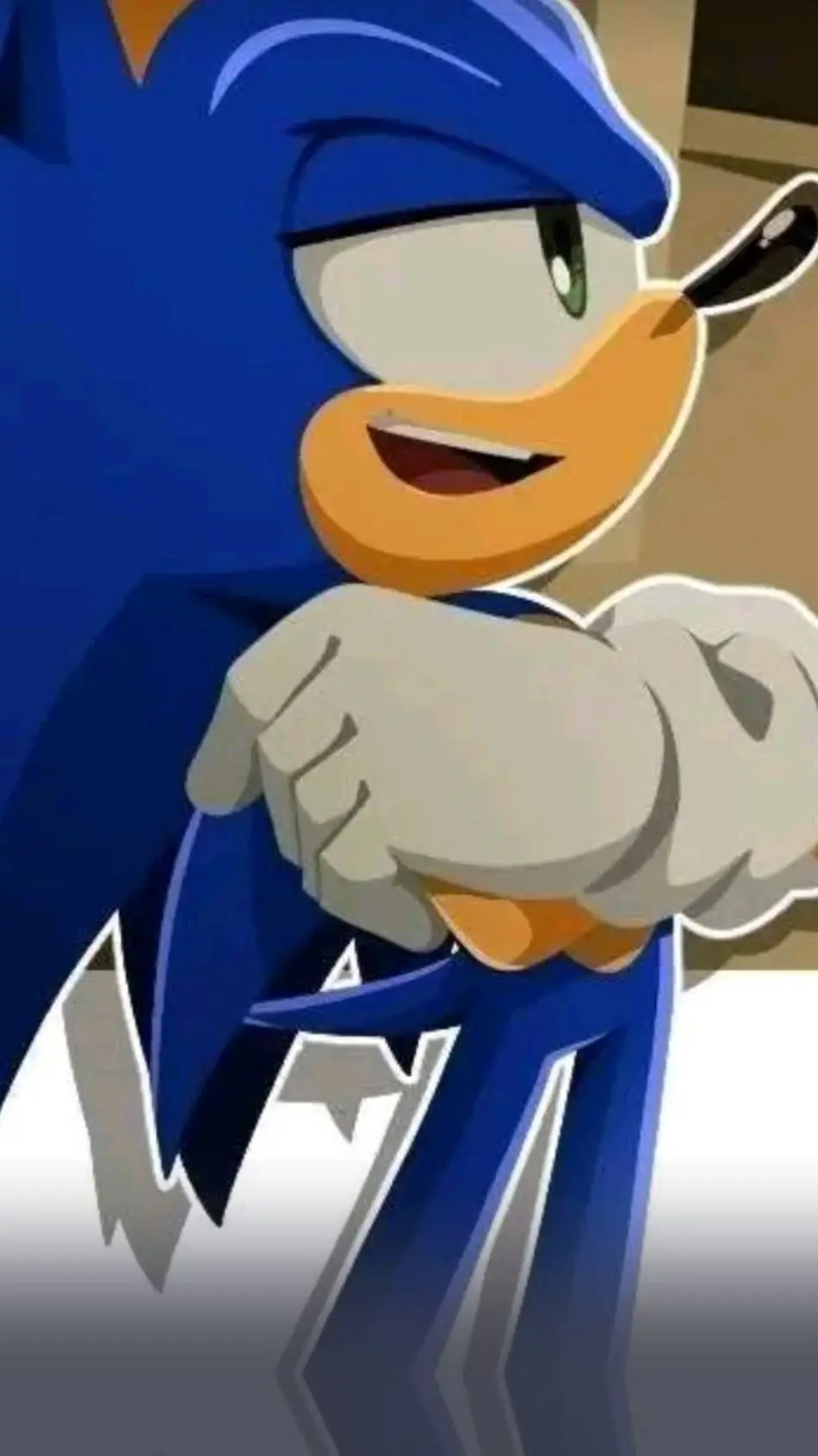 ai character: Sonic the hedgehog background