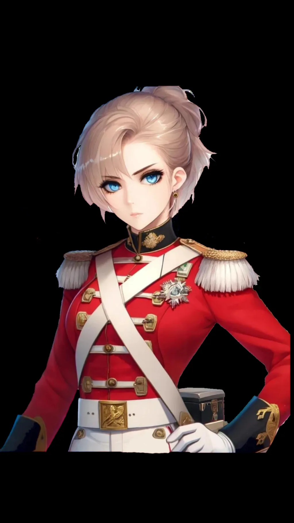ai character: commander Emma  background